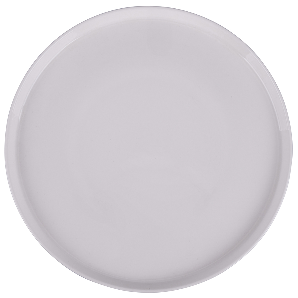 Piatto portata in new bone China, bianco, Delice