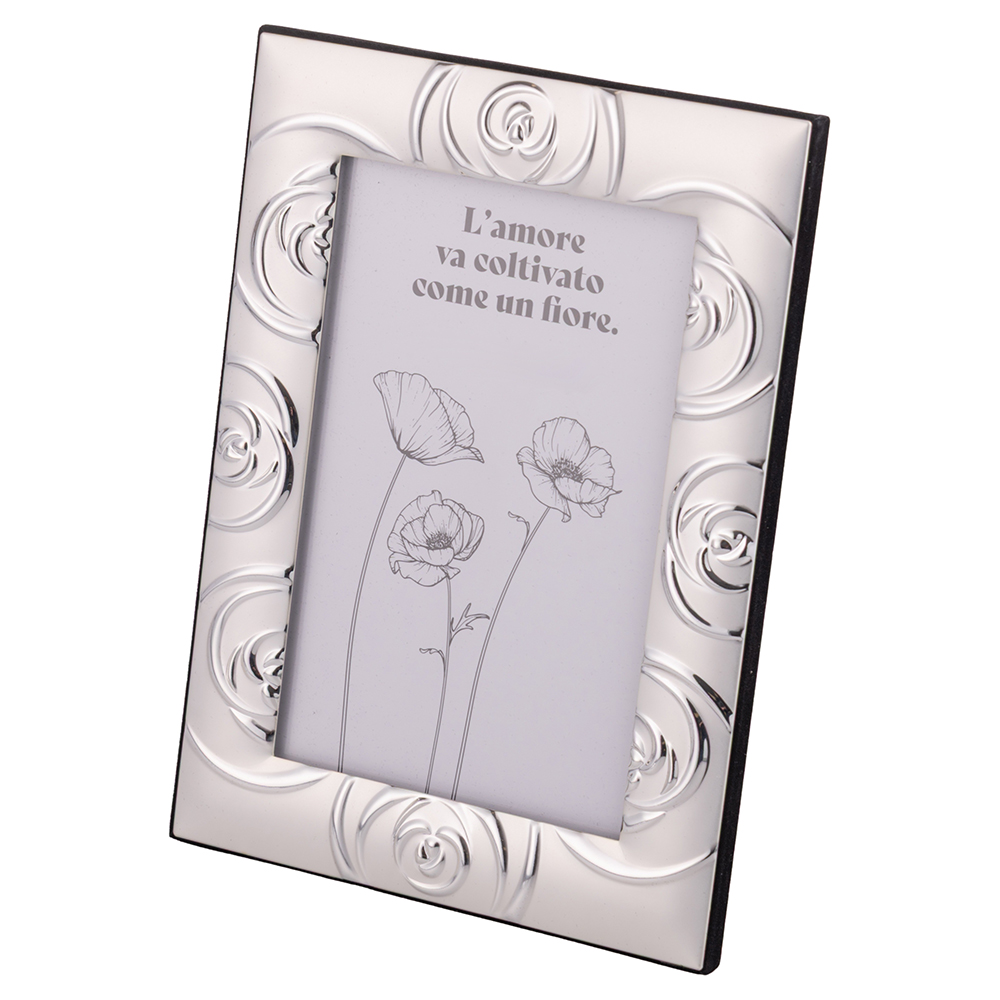 Cornice da tavolo, spazio foto 20x25 cm, silver, Sibilla
