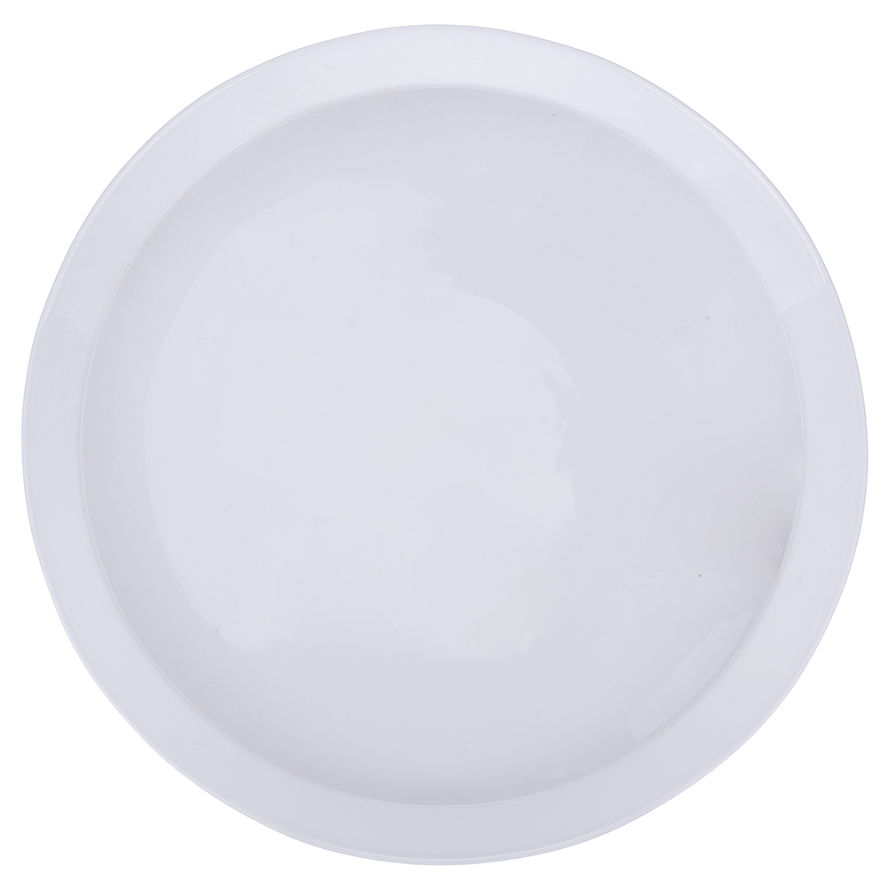 <p>Piatto frutta in vetro opalino 21,5 cm, bianco</p>