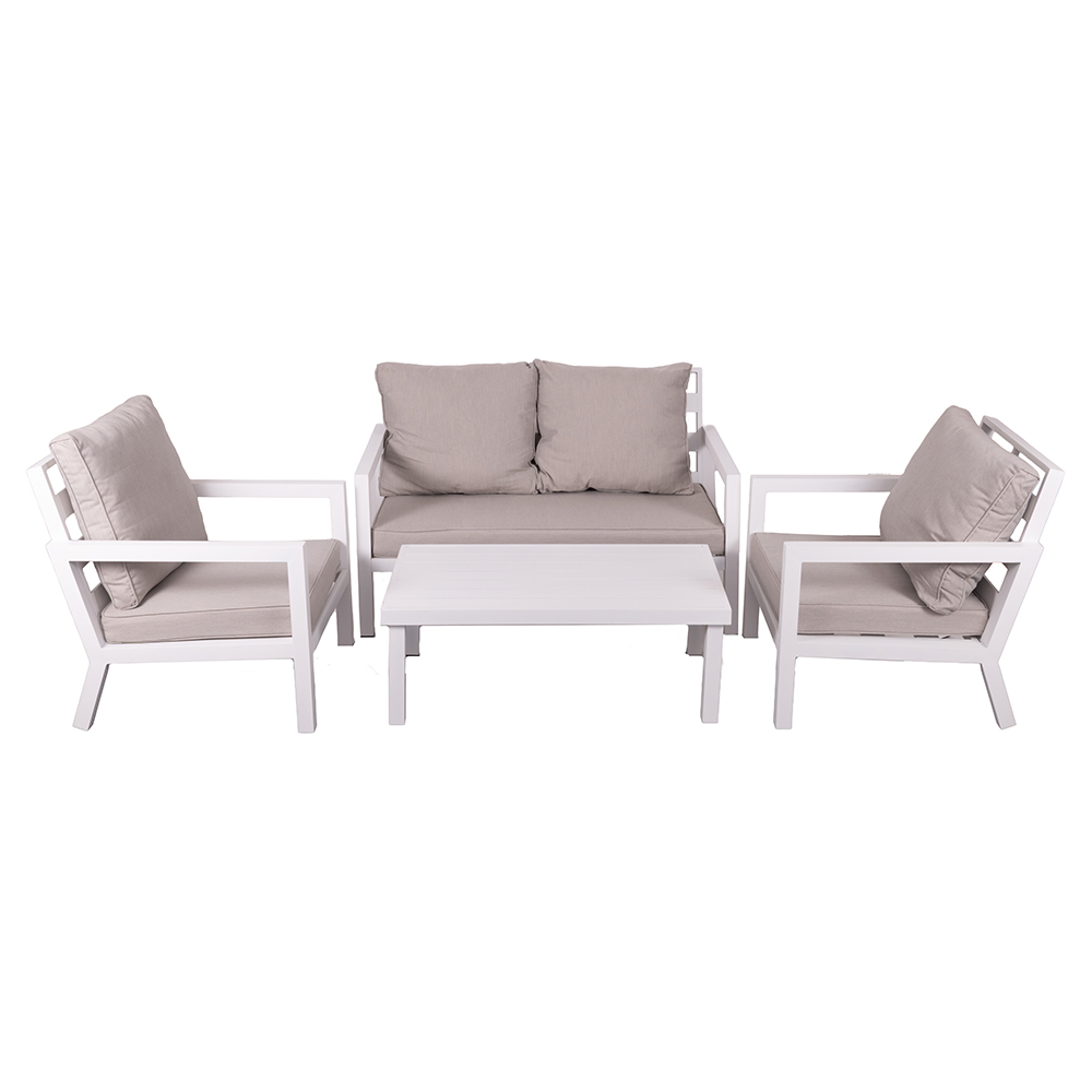 <p>Set giardino 4 posti, in alluminio, Ibiza Esté</p>