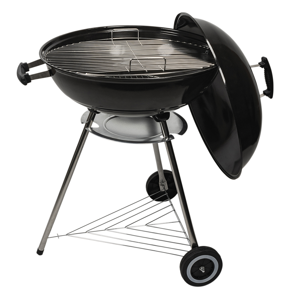 Barbecue con coperchio e ruote 73x57xh.100 cm, BestBQ