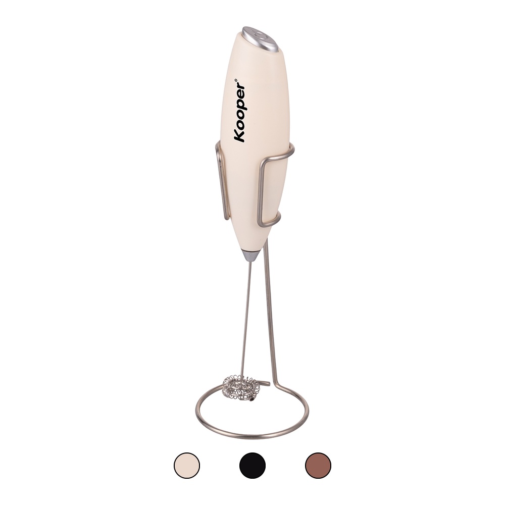 Frullino montalatte elettrico, con stand, Kooper