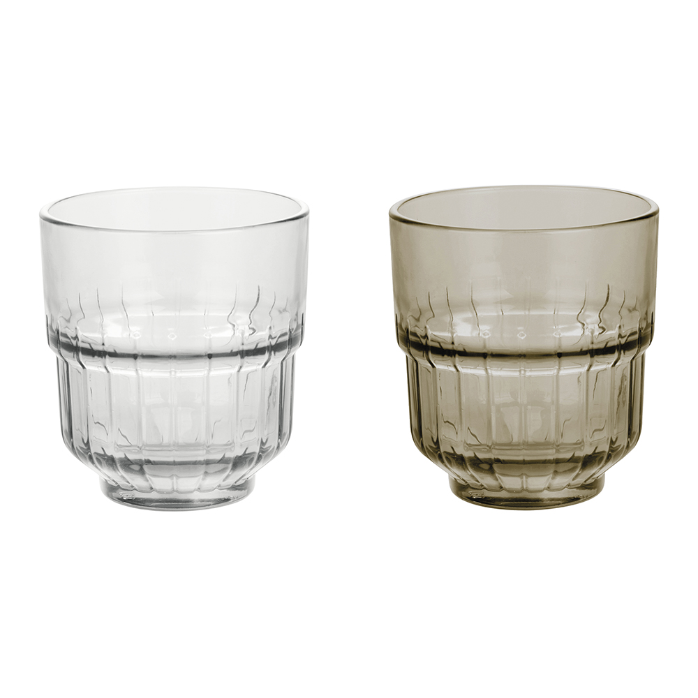 Set 2 bicchieri impilabili 340 ml, Vertical Sibilla