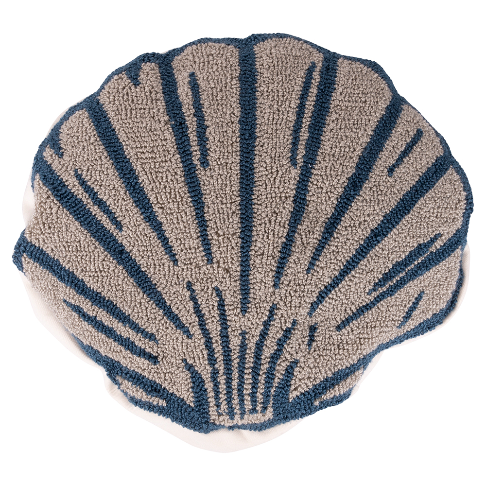Cuscino arredo conchiglia 55,5x45 cm, Ocean