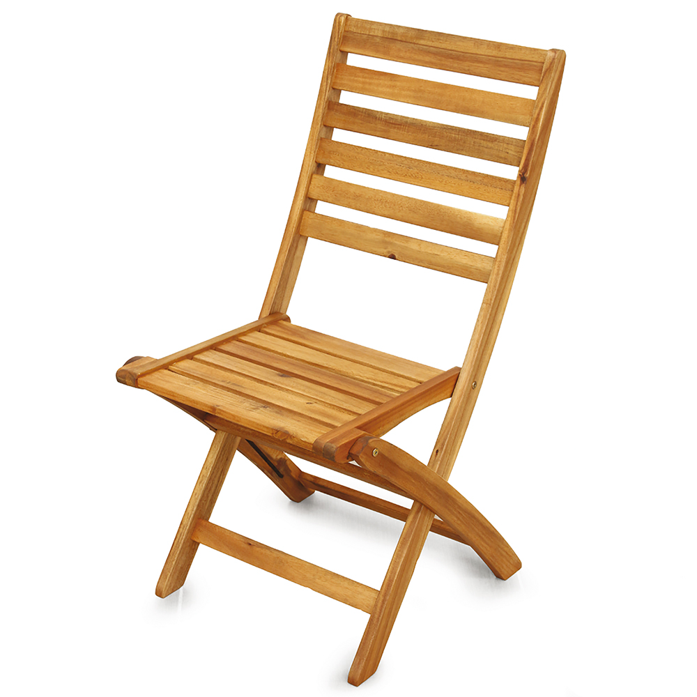 Sedia pieghevole in legno di acacia, Bali Esté