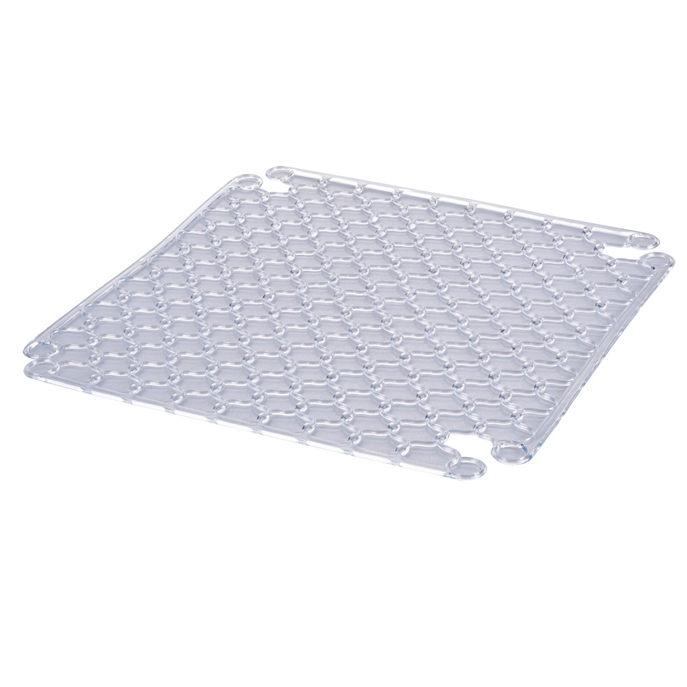 <p>Tappetino trasparente per lavello 32x32 cm</p>