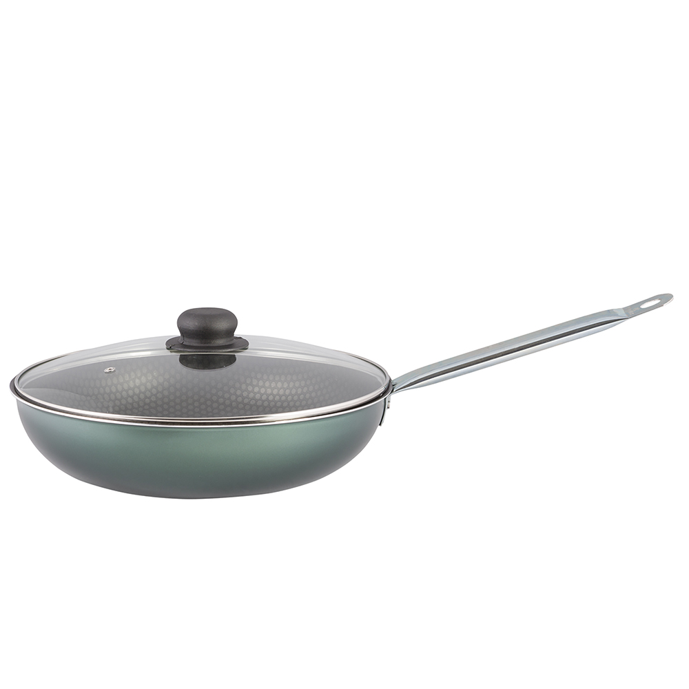 Saltapasta con coperchio Ø28 cm in alluminio, Selva Line