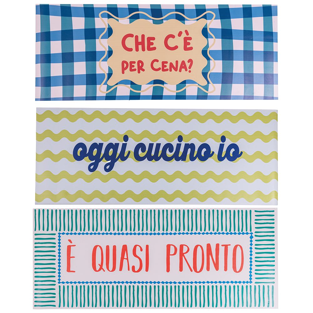 Tappeto da cucina 60x150 cm, fondo antiscivolo, More Amor