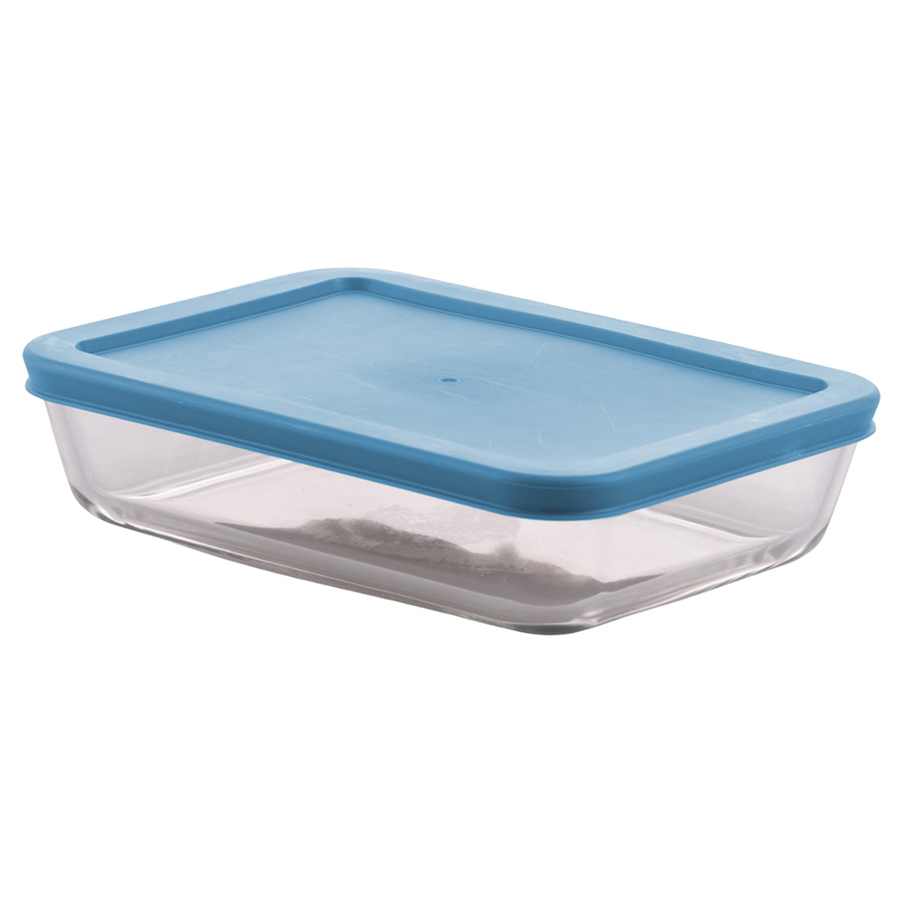 Contenitore rettangolare 820 ml in vetro borosilicato, SìChef