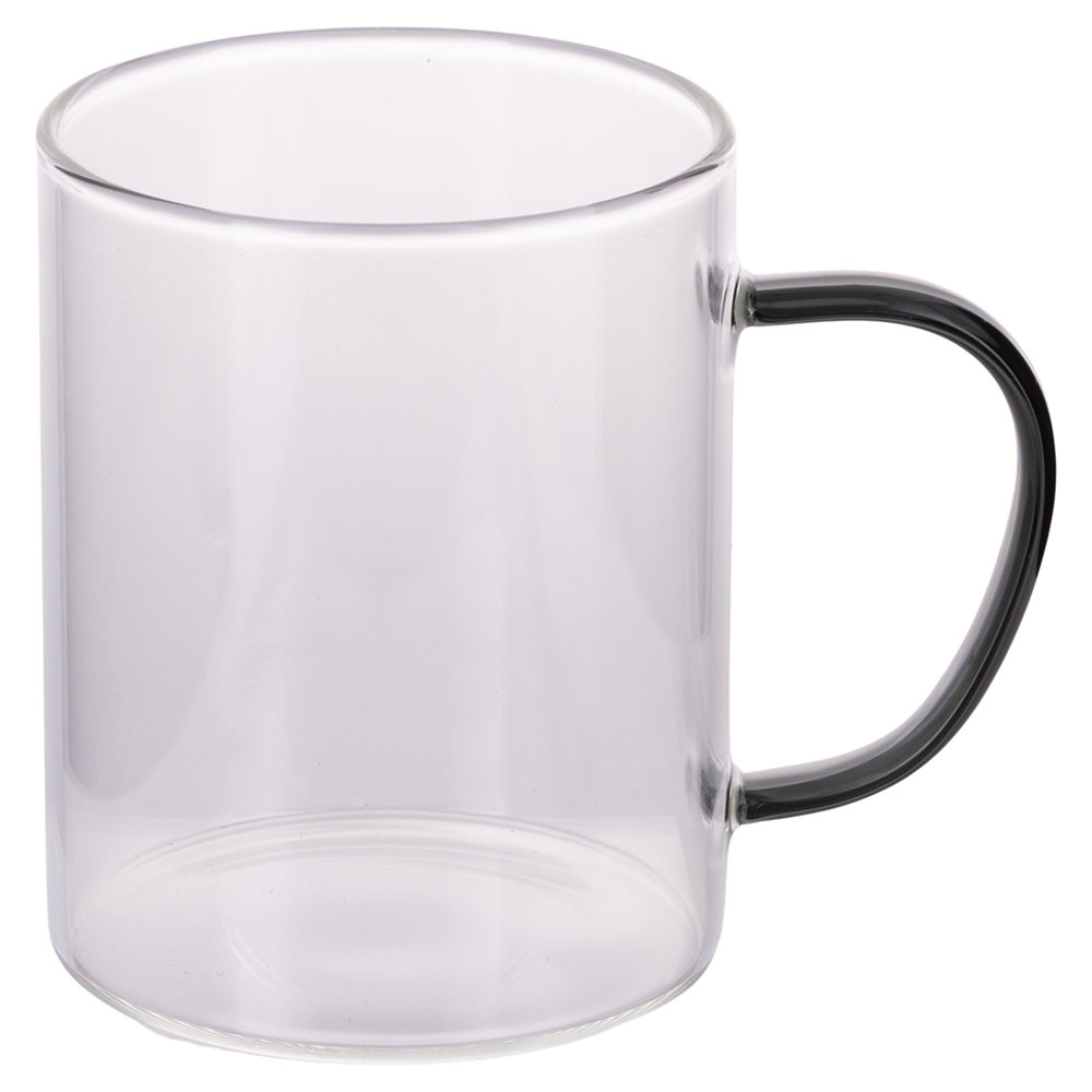 Mug 400 ml in vetro borosilicato, Good Morning
