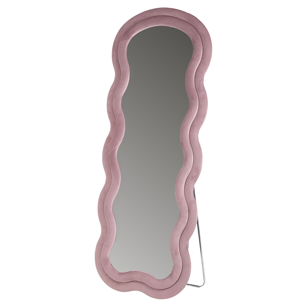 <p>Specchio arredo da terra 170x70 cm, rosa cipria, More Amor</p>