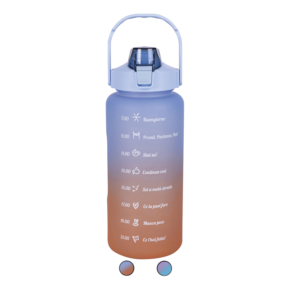 Borraccia sport motivazionale, 2 LT, FitLover