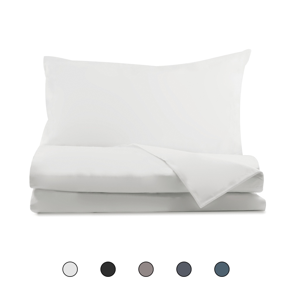 Completo letto singolo in microfibra, con angoli, Sibilla