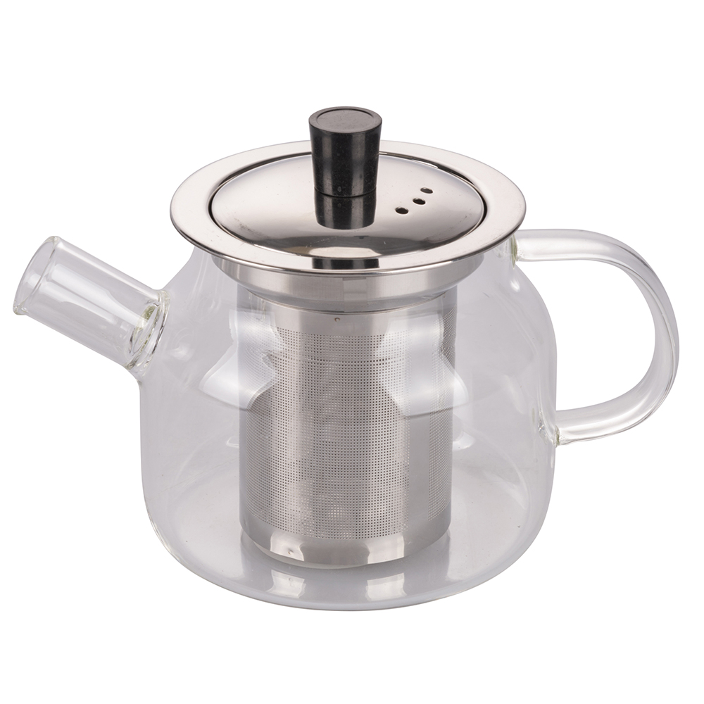 Teiera 400 ml con infusore in vetro borosilicato