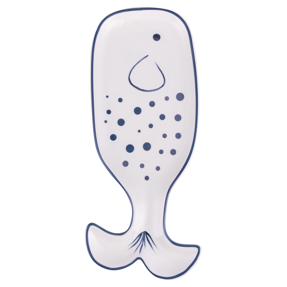 <p>Balena poggiamestolo, bianco, Fish Cartoon</p>