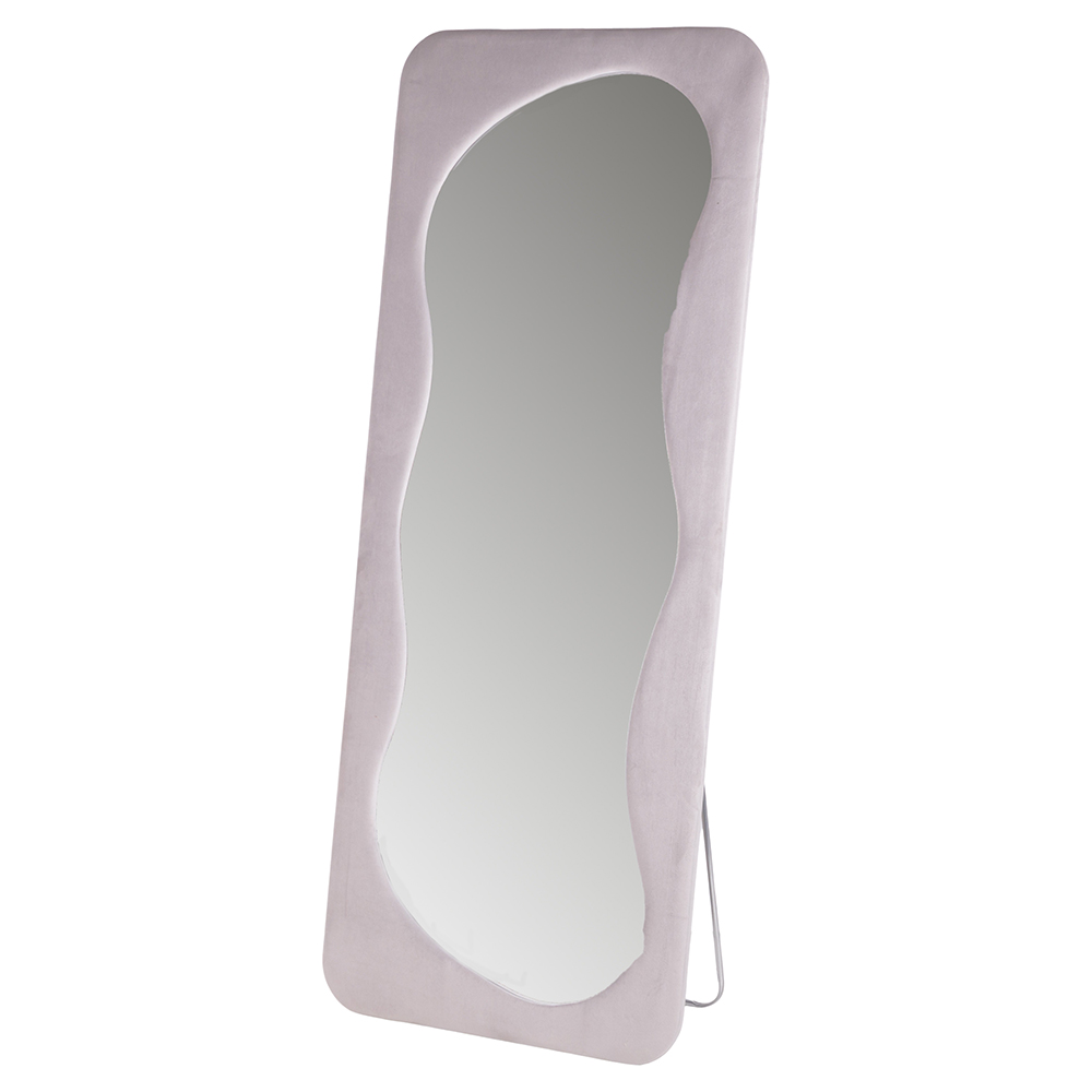 Specchio arredo da terra 170x70 cm, grigio perla, More Amor