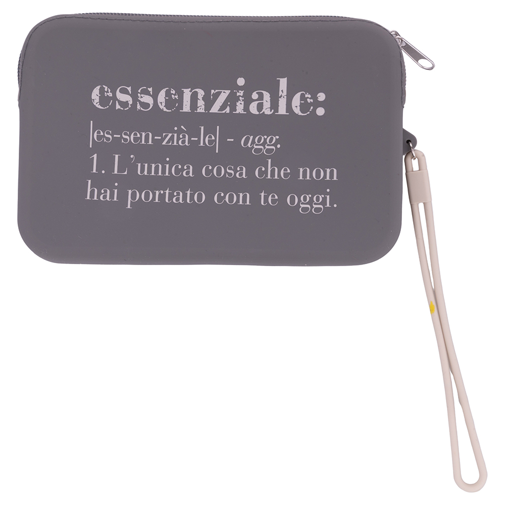 <p>Pochette in silicone, Victionary</p>