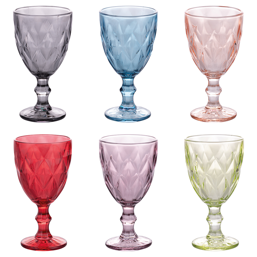 Set 6 calici 340 ml, Elizabeth Color