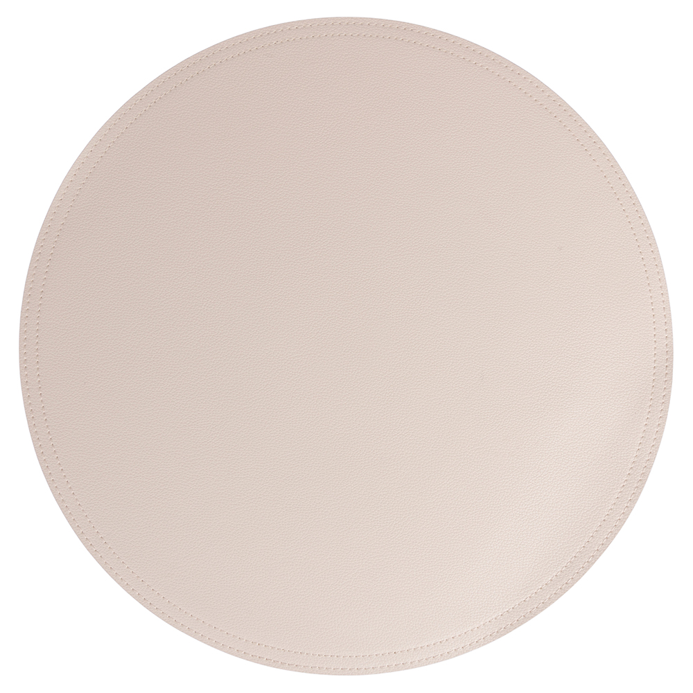 Tovaglietta tonda double face soft touch, Horeca Ivory