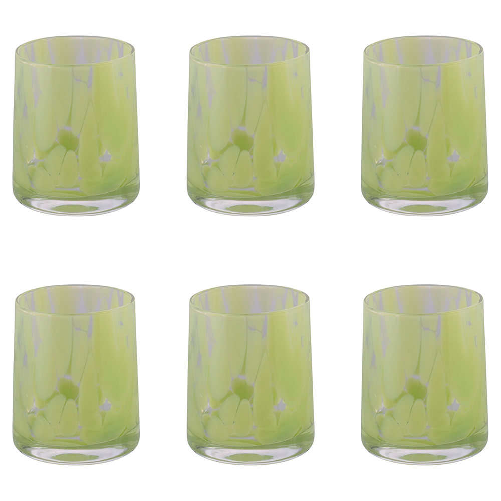Set 6 bicchieri acqua 350 ml, Thalia Green