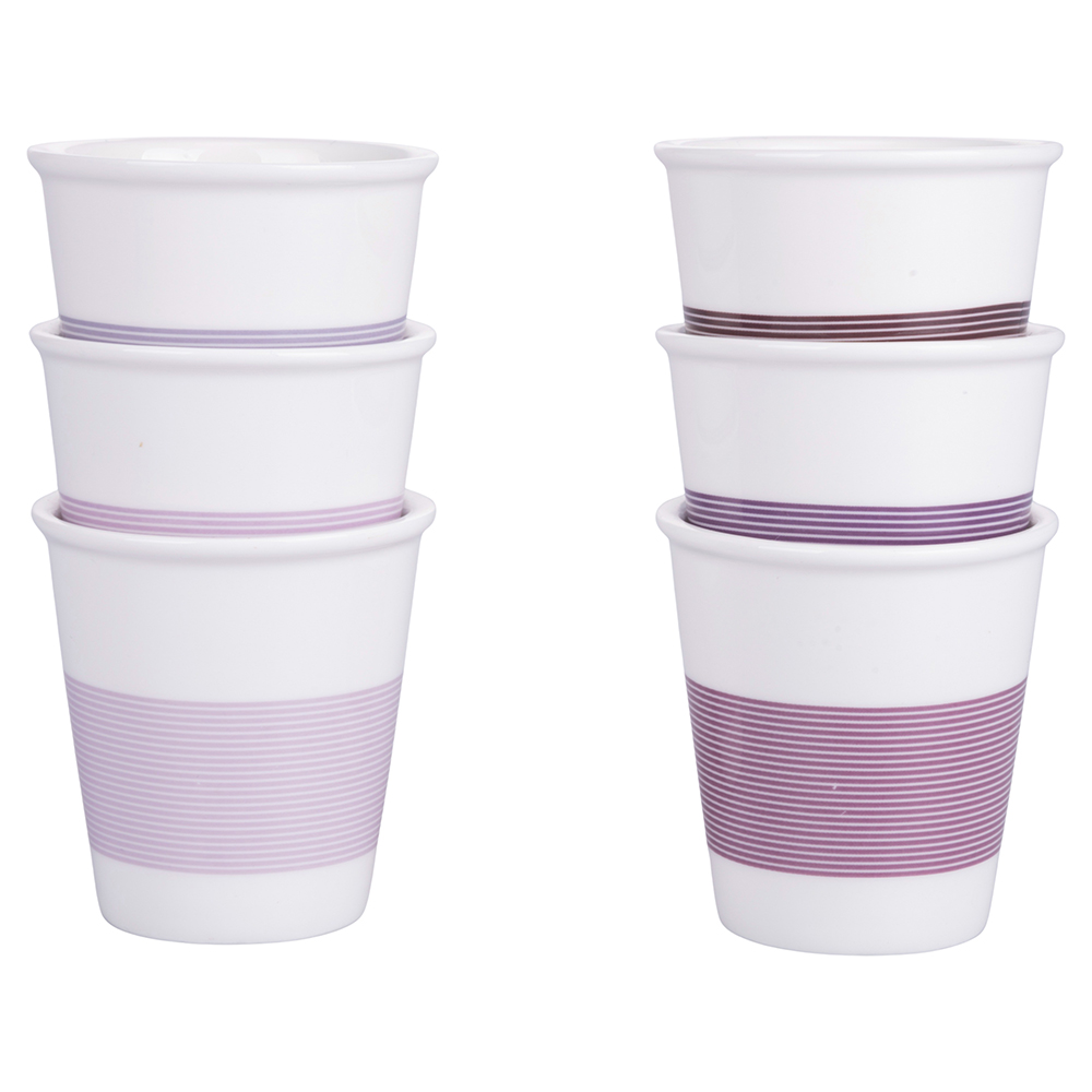 Set 6 tazzine caffè 60 ml in porcellana, Daily Provence