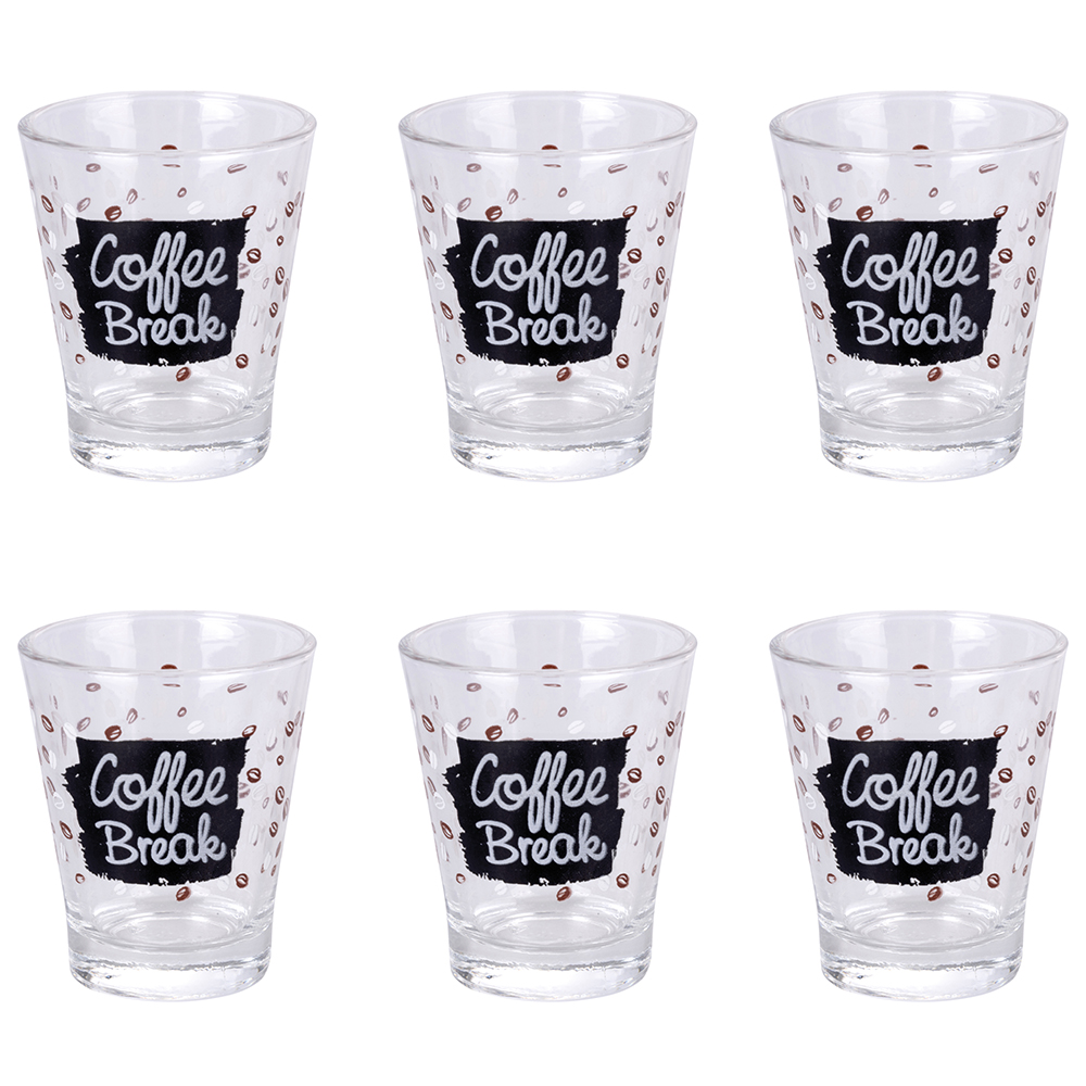 Set 6 bicchierini caffè 90 ml, Espressino Sibilla