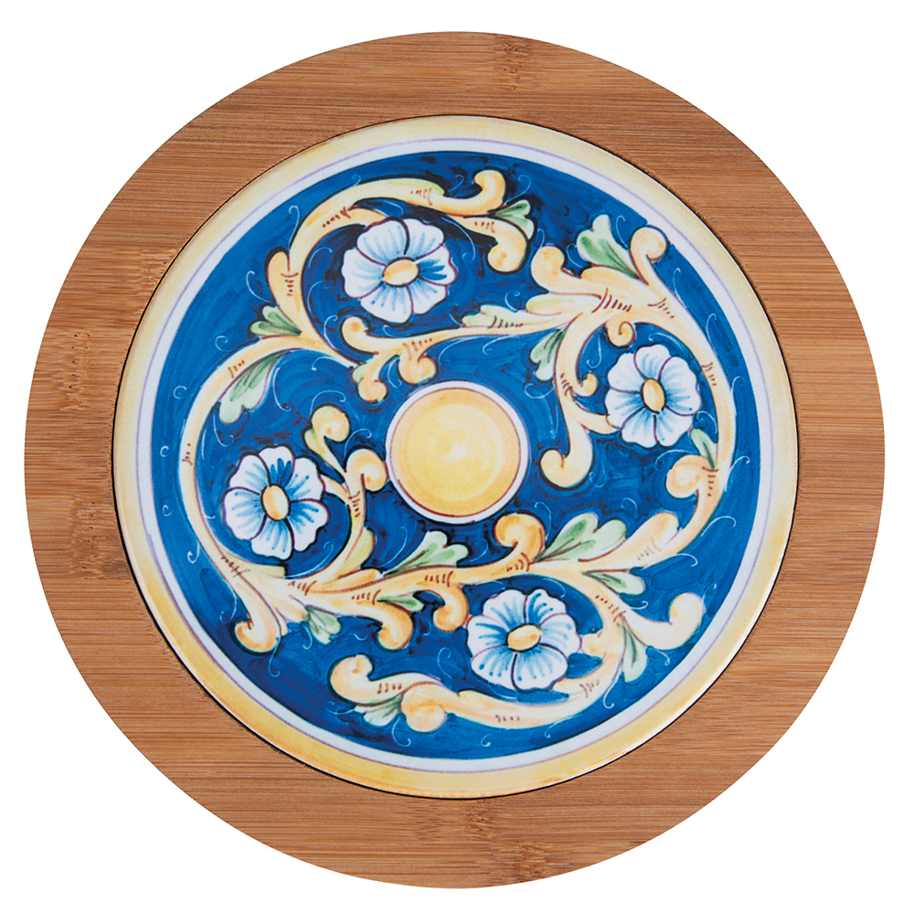 Mattonella decorativa multiuso in ceramica e bambù, Sicilia