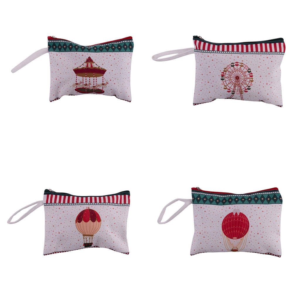 <p>Pochette multiuso con chiusura lampo 23x16cm, Xmas Circus</p>