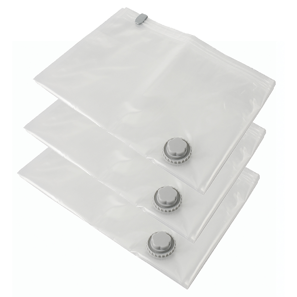 Set 3 buste salvaspazio sottovuoto con valvola, Sìordine