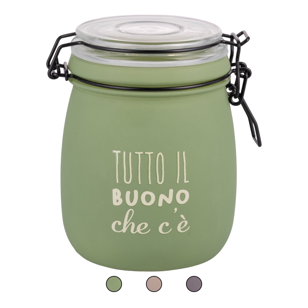 Barattolo 750 ml in vetro, Motivy Color