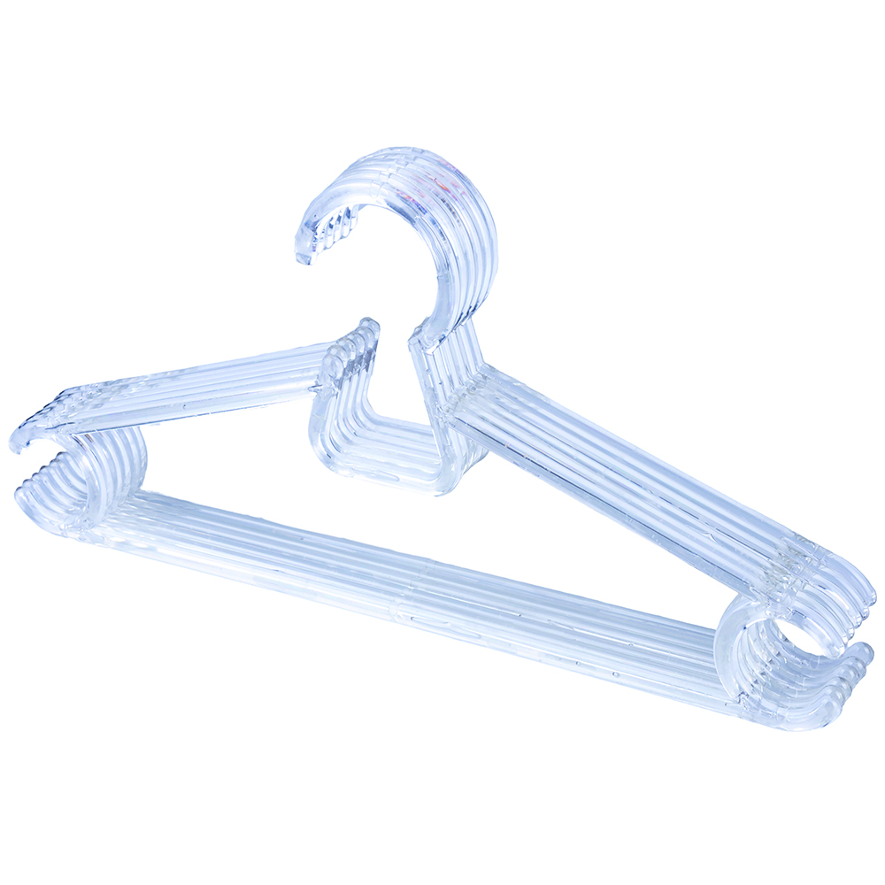 <p>Set 6 grucce trasparenti antiscivolo 40x4x19cm, Sìordine</p>