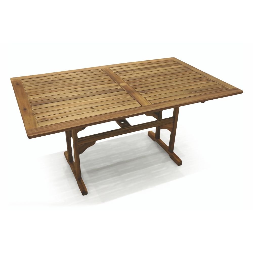 Tavolo rettangolare in legno di acacia, Bali Esté