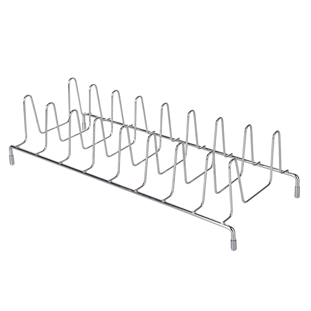 Stand organizer in metallo per 8 coperchi, SìChef