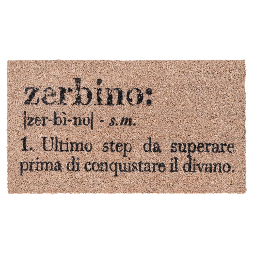 Zerbino ingresso 70x40 cm in cocco e pvc, Victionary Zerbino