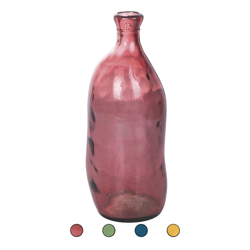 Vaso arredo in vetro riciclato  h. 36 cm, Oasis Sibilla