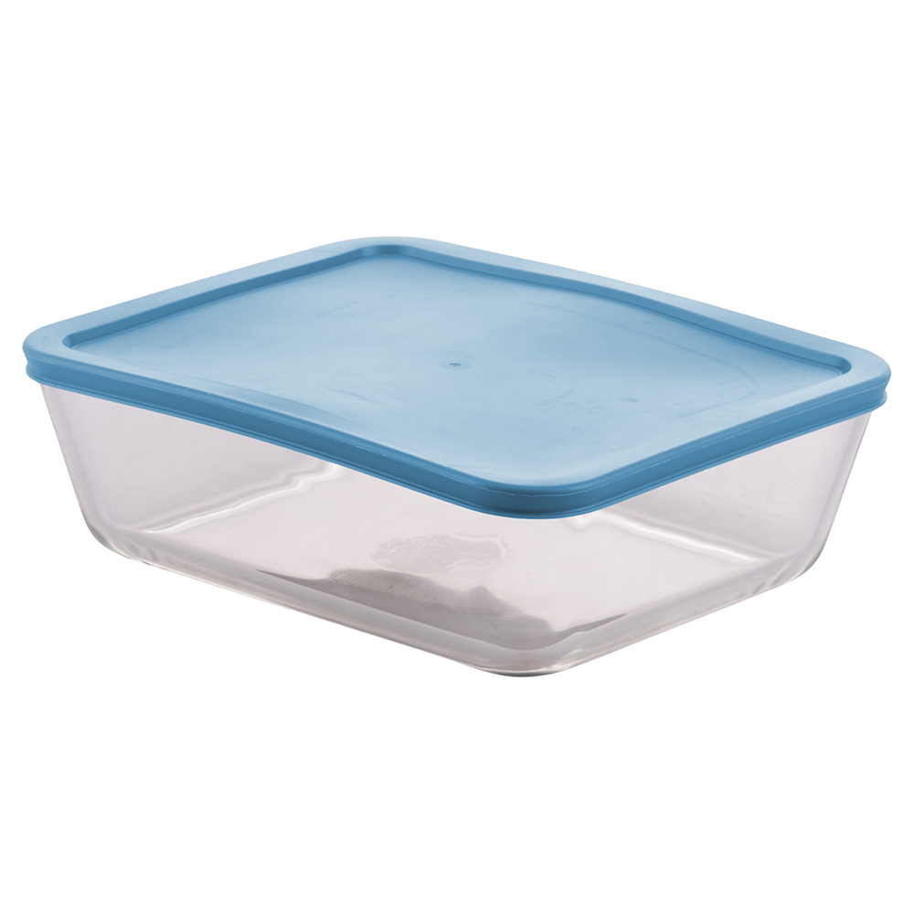 Contenitore rettangolare 2650 ml in vetro borosilicato, SìChef