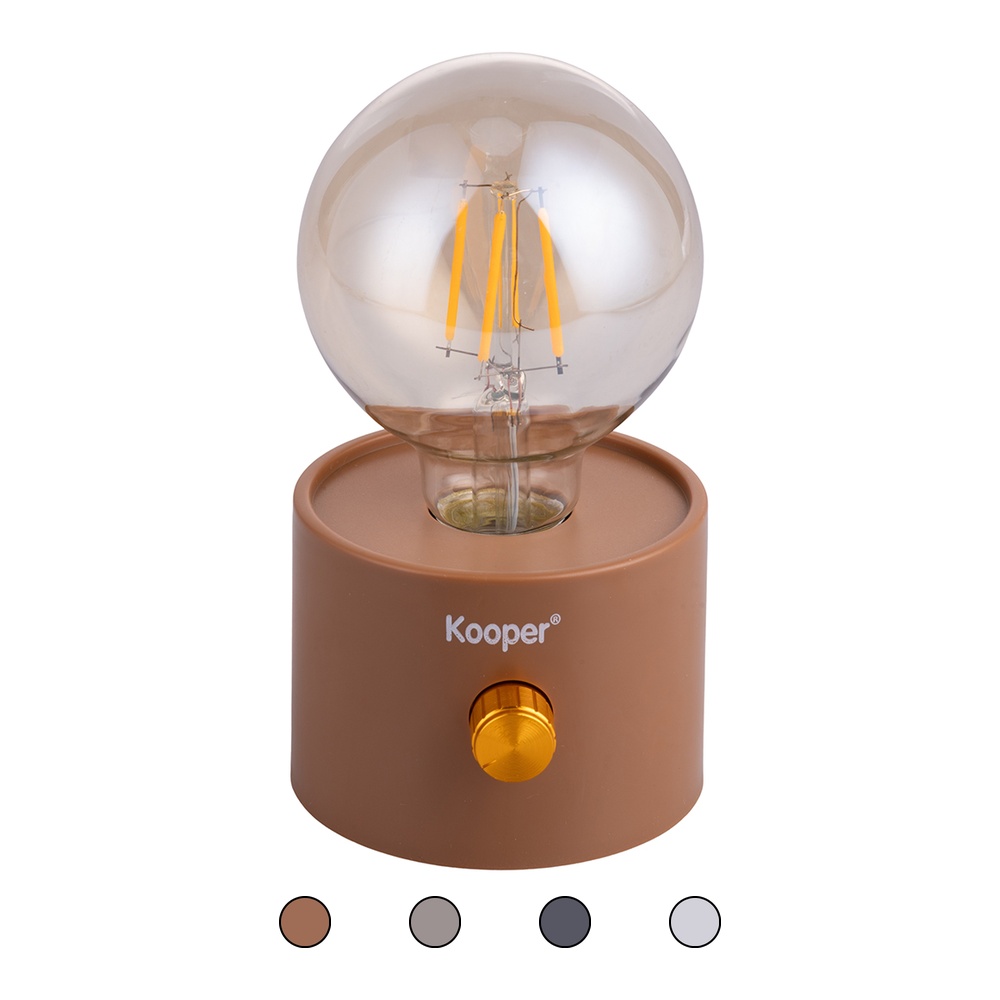Lampadina da ambiente a batteria dimmerabile, Kooper