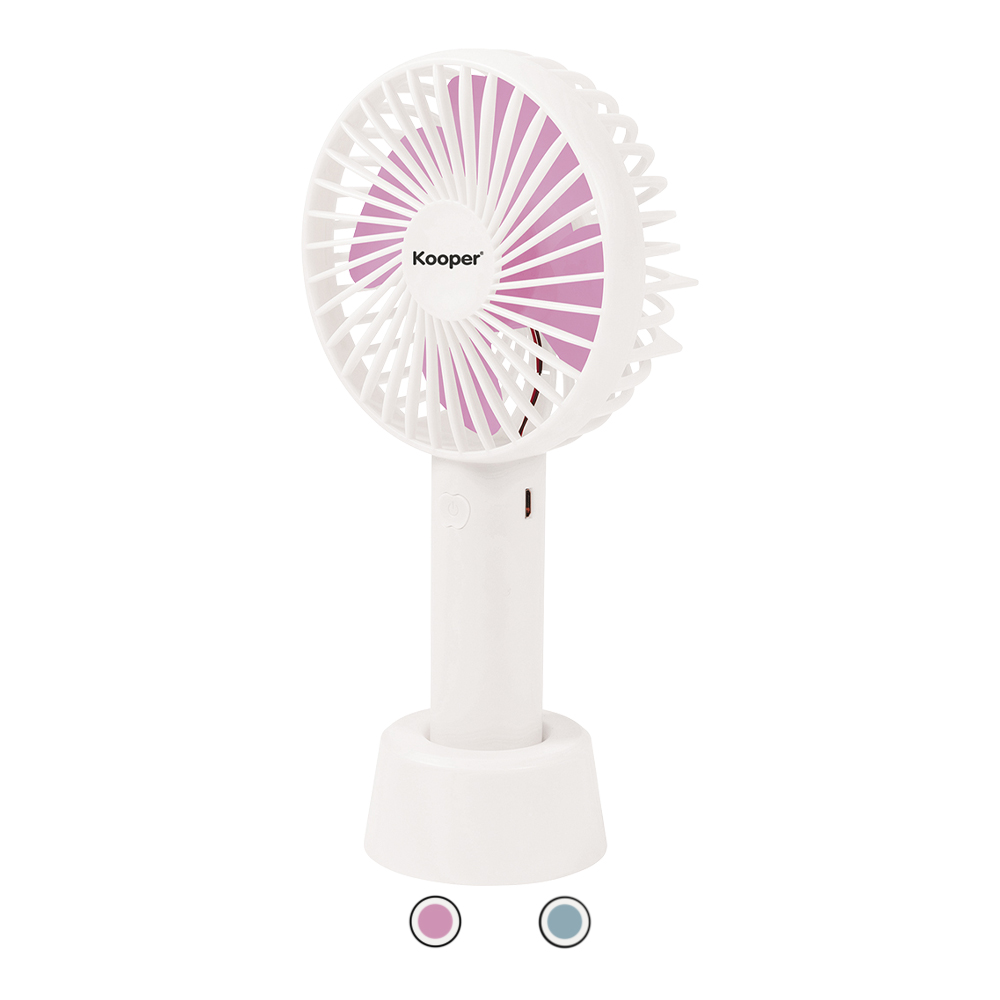 <p>Mini ventilatore portatile con base 2W, Kooper</p>
