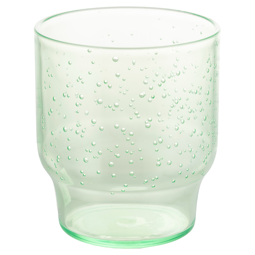 Bicchiere acqua 325 ml bolle, in plastica MS, Cactus Bubble, Unico