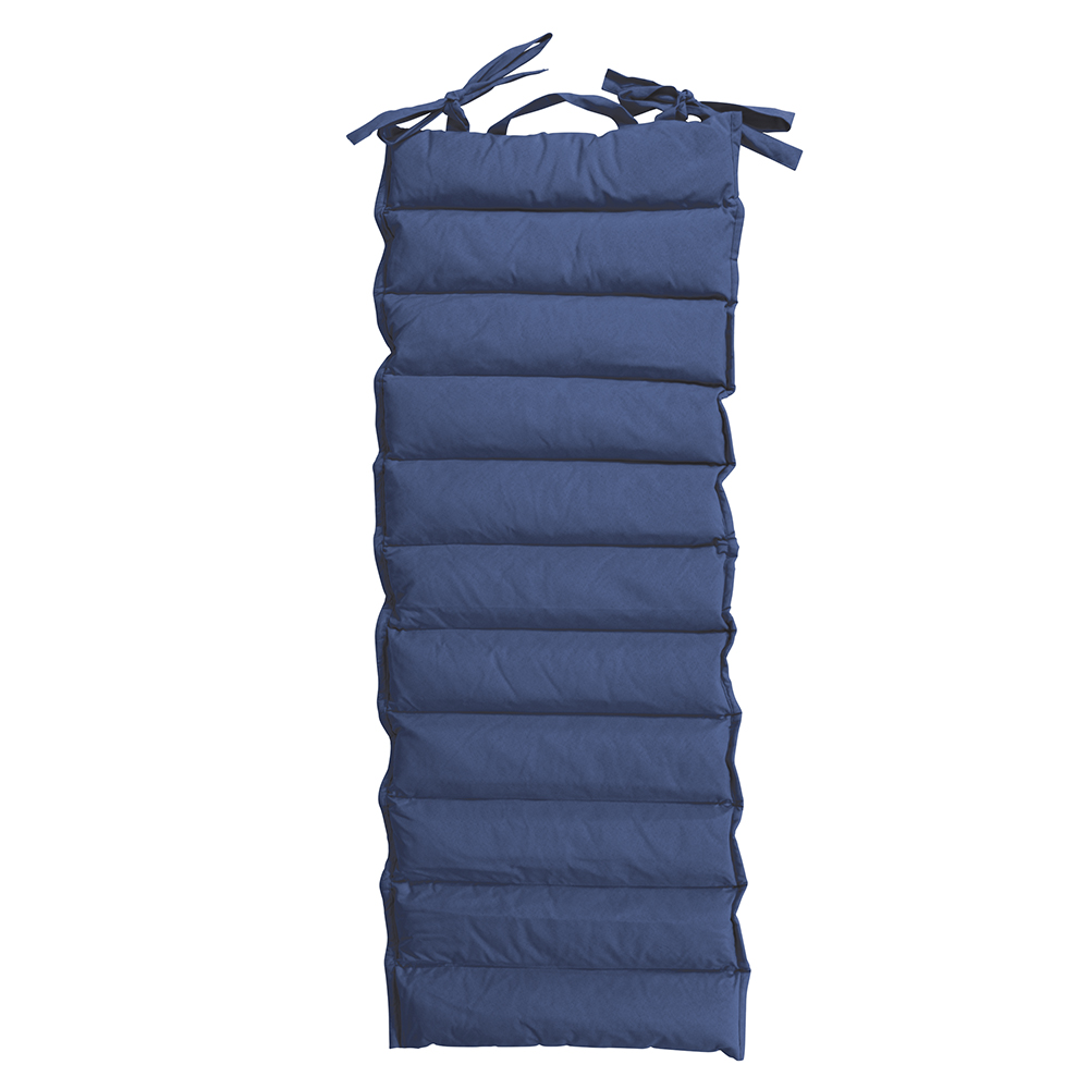 Cuscino outdoor imbottito idrorepellente 45x120 cm, blu, Esté