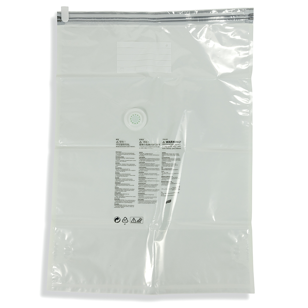 Sacco per sottovuoto a compressione manuale 50x70x30 cm, Sìordine