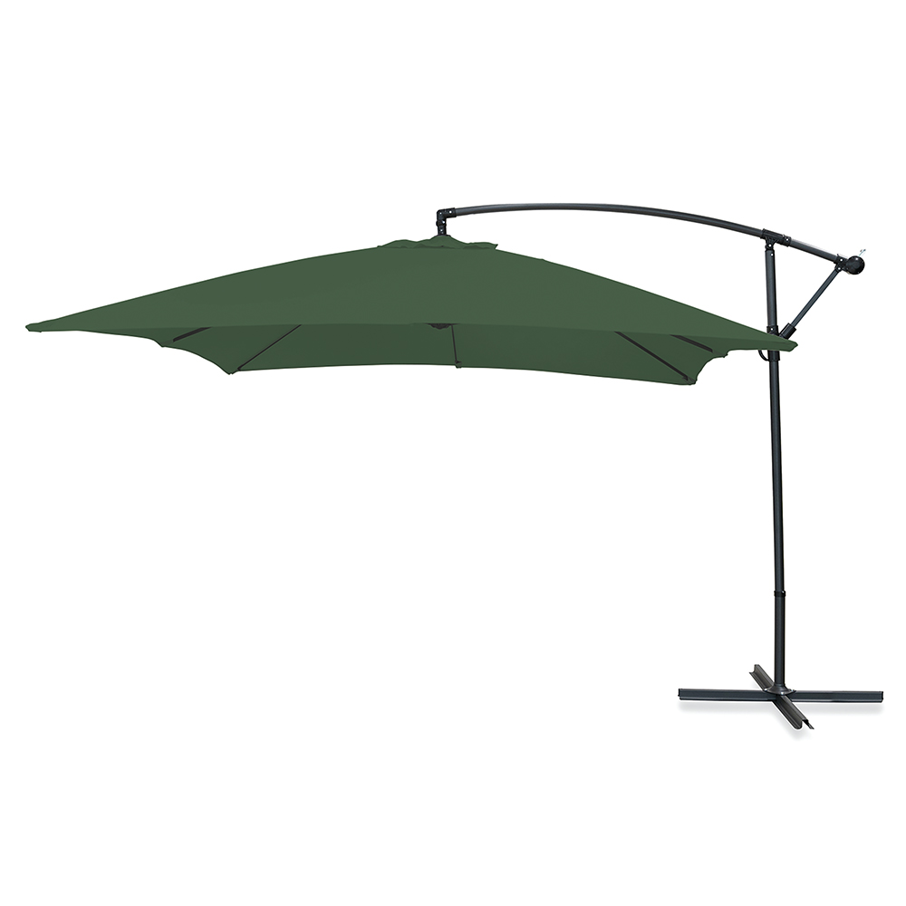 Ombrellone lampara da giardino verde 3x2 m, Kios Esté