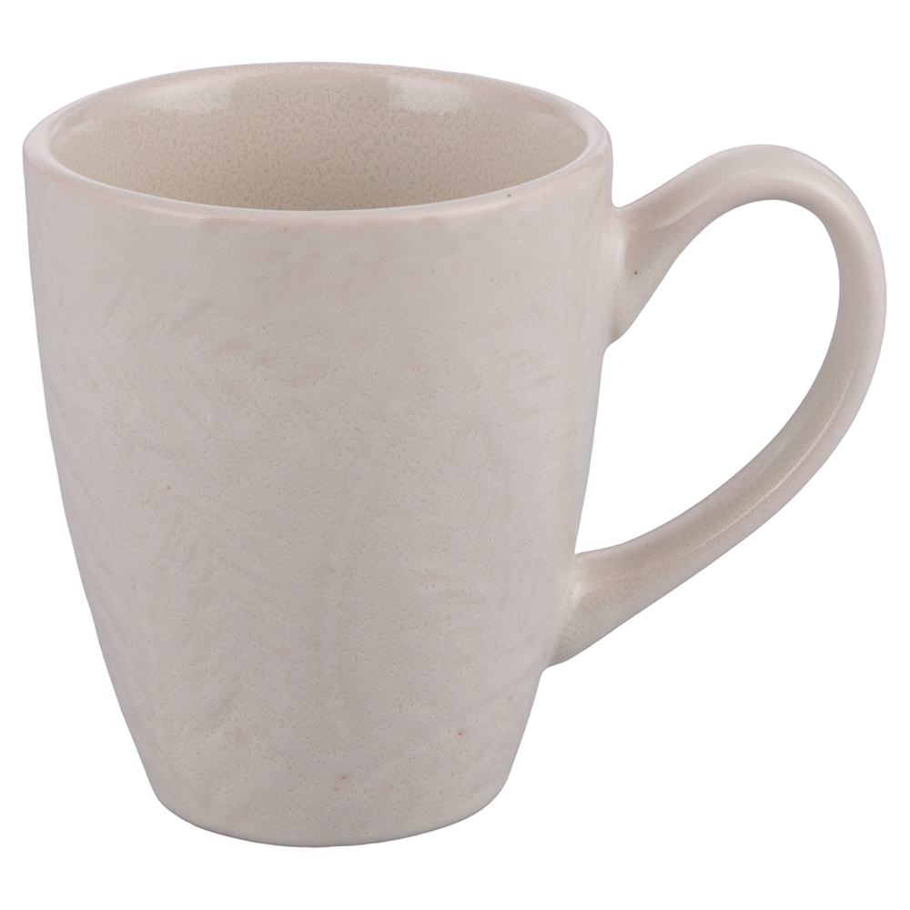 Mug 380 ml in gres, White