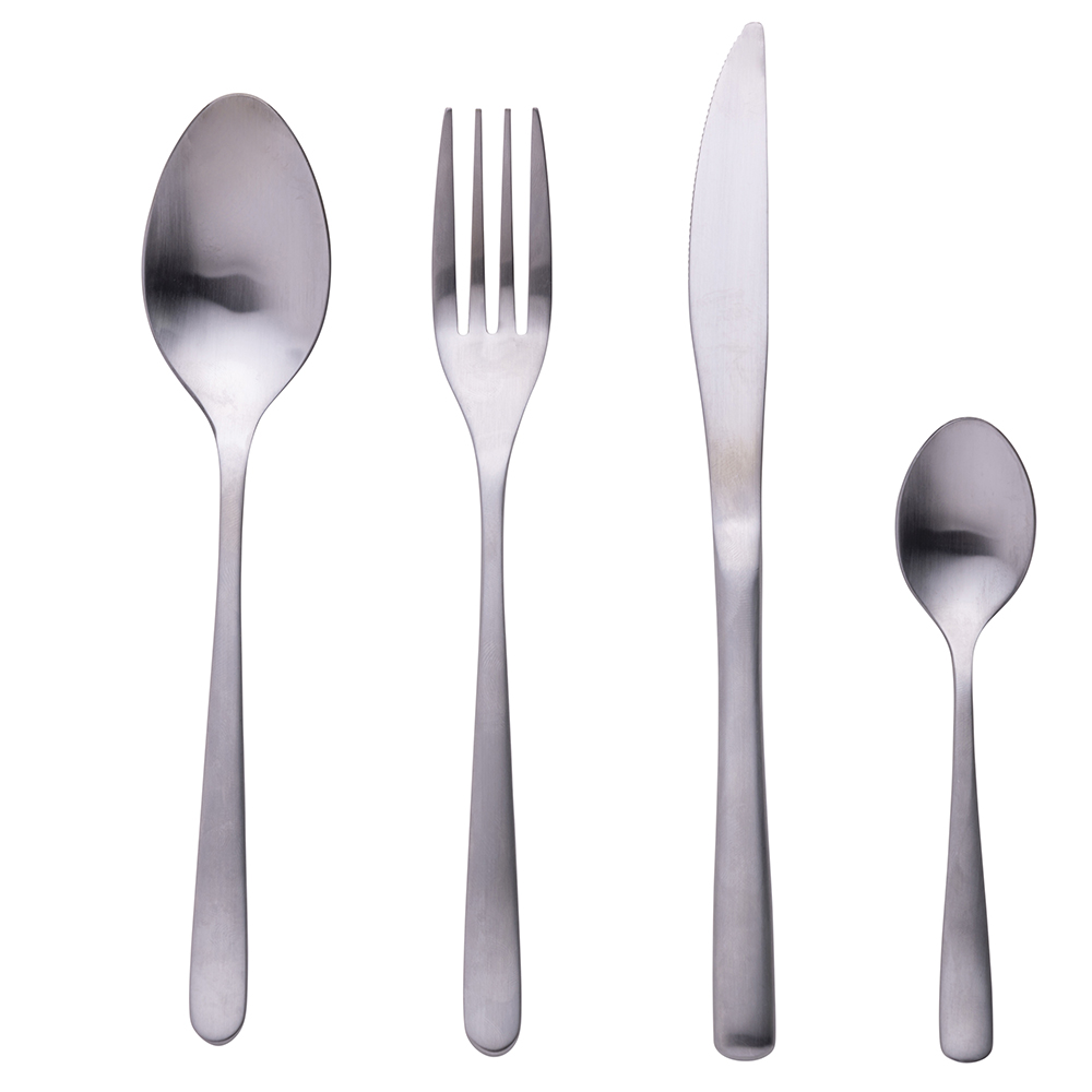 Set 24 posate acciaio satinato, Alyson Sibilla