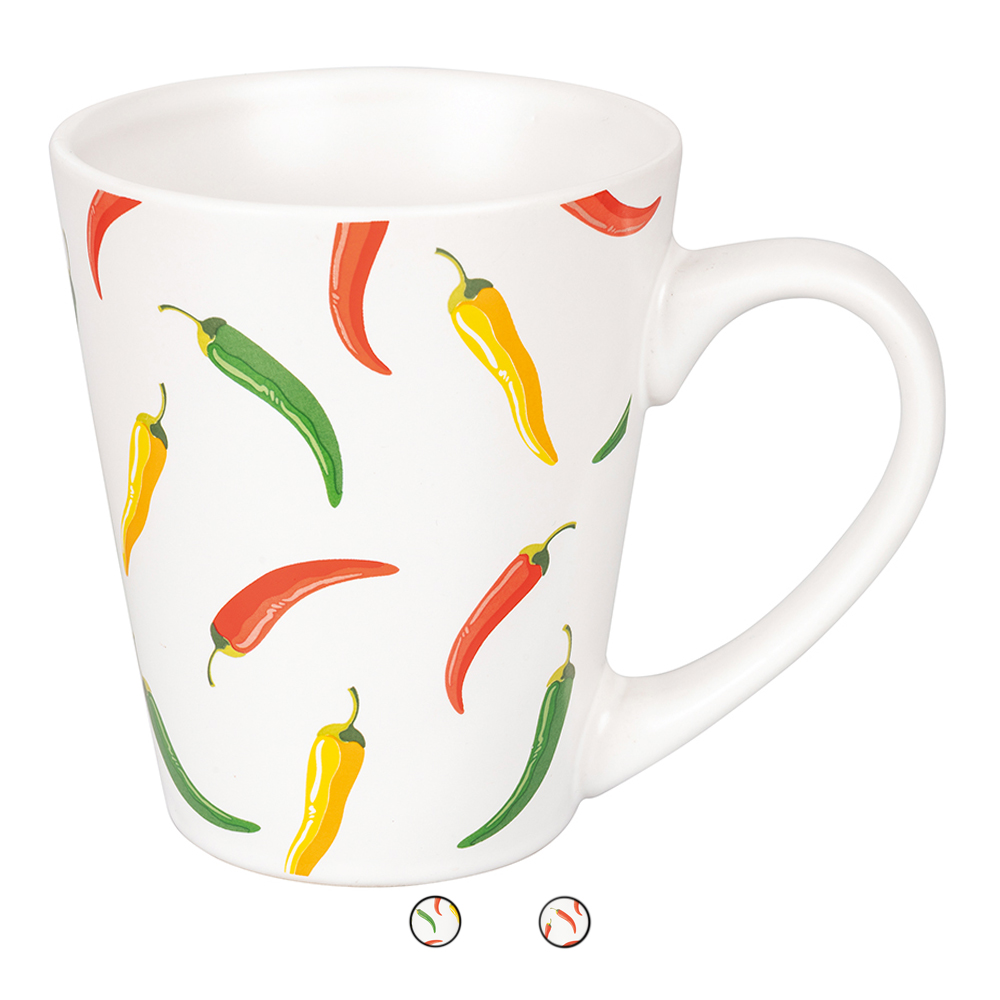 Tazza Mug colazione 325 ml in gres, Chili