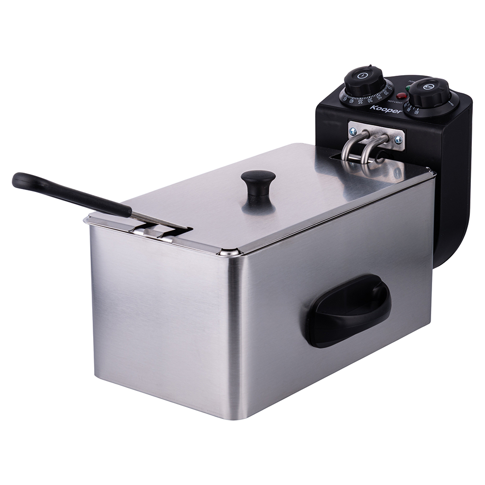 Friggitrice a immersione 3L in acciaio inox 2000 W, Kooper