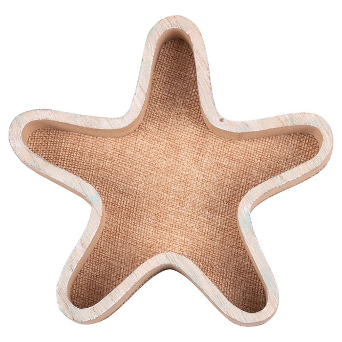 20 Targhette In Legno A Forma Di Stella Marina, 10x9.3 Cm, Con Spago, Per Decorazioni Nautiche E Fai Da Te