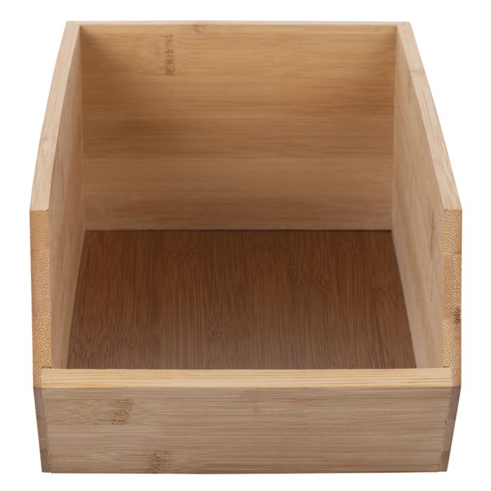 Organizer Da Cucina Calmbee 9 In 1 In Bambù | Dispenser Per Pellicola Con Taglierina | Porta Sacchetti | Per Cassetti Fino A 33 Cm - 2