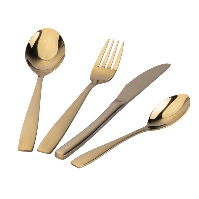 Set Posate Acciaio Inox 40 Pezzi - Servizio Per 8, Lucido A Specchio 1126578