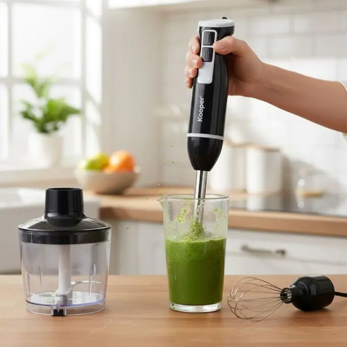 KOIOS Frullatore 1000W 12 Pezzi – Macinacaffè, 2 Tazze 22oz, Lama Rimovibile, Per Frullati E Smoothie - 3